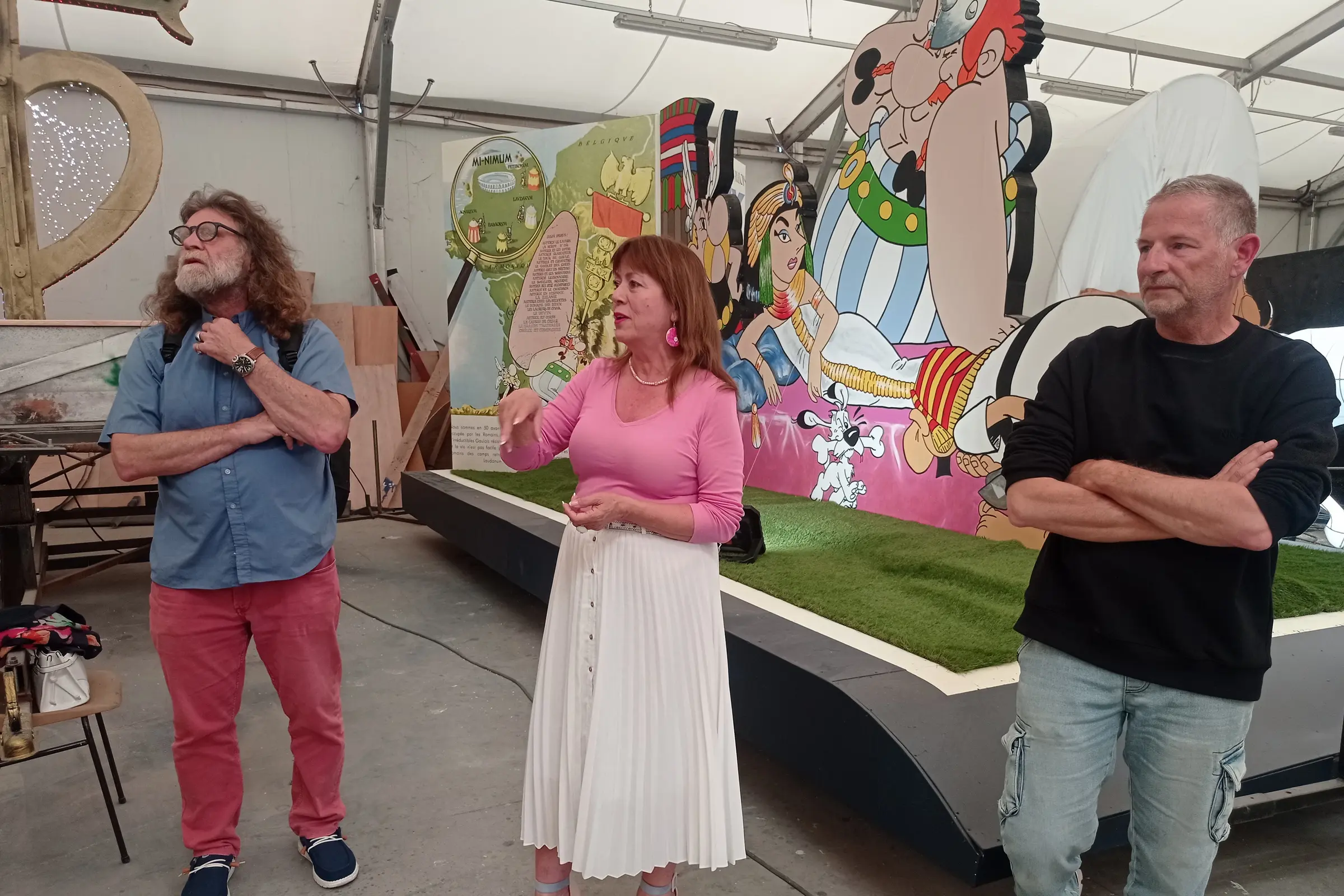 Les héros de BD s'emparent des chars de la Pégoulade à Nîmes