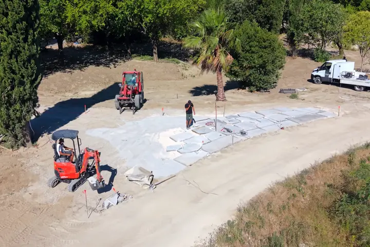 En vidéo : le chantier du futur parc urbain de Nîmes, vu du ciel